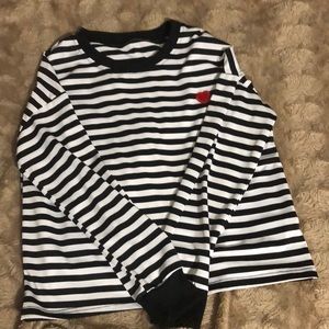 Shein striped shirt